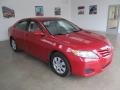 Barcelona Red Metallic 2010 Toyota Camry LE Exterior