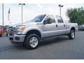 2012 Ingot Silver Metallic Ford F350 Super Duty XLT Crew Cab 4x4  photo #6