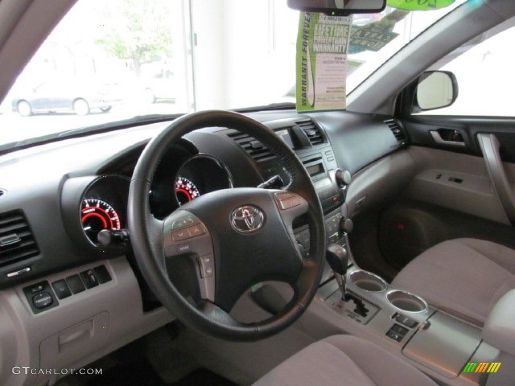 2009 Highlander Sport 4WD - Blizzard White Pearl / Black photo #11