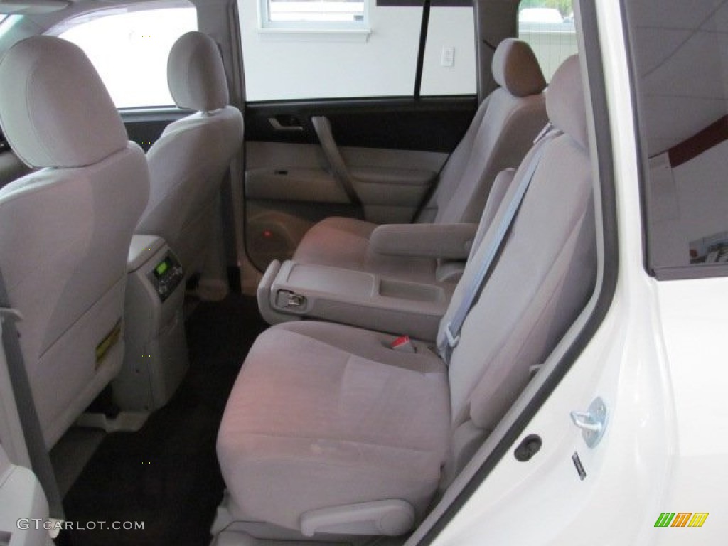 2009 Highlander Sport 4WD - Blizzard White Pearl / Black photo #17