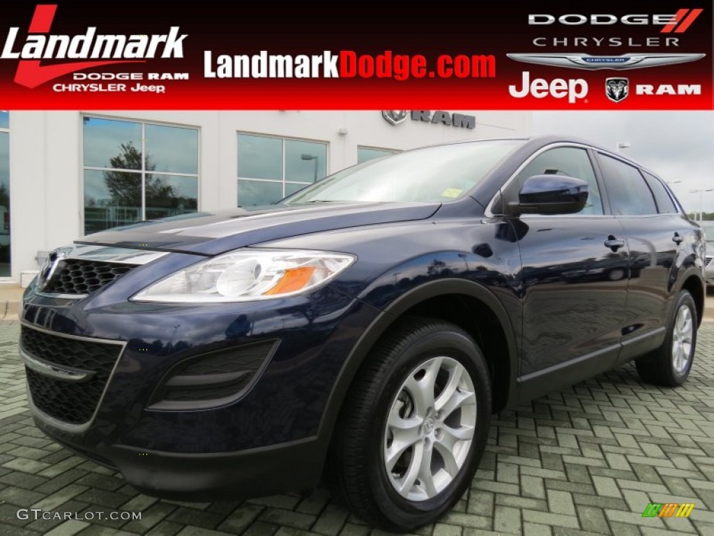 2011 CX-9 Touring - Stormy Blue Mica / Black photo #1