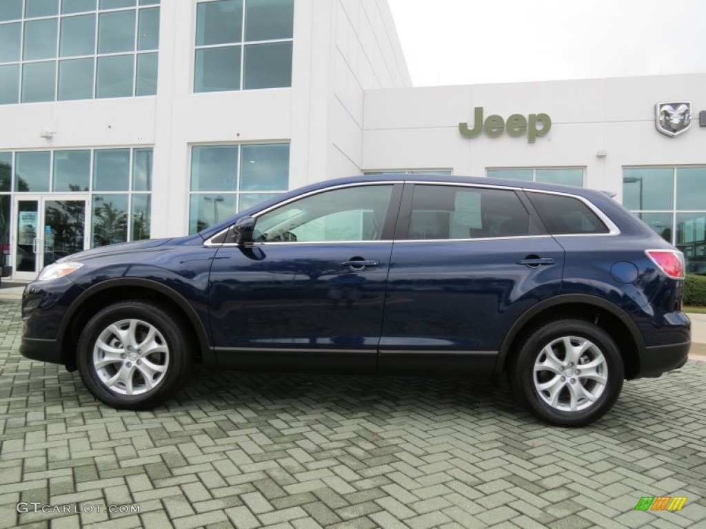 2011 CX-9 Touring - Stormy Blue Mica / Black photo #2
