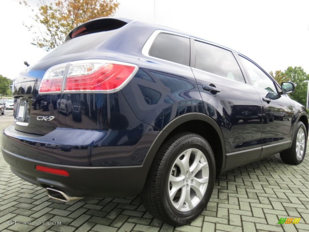 2011 CX-9 Touring - Stormy Blue Mica / Black photo #5