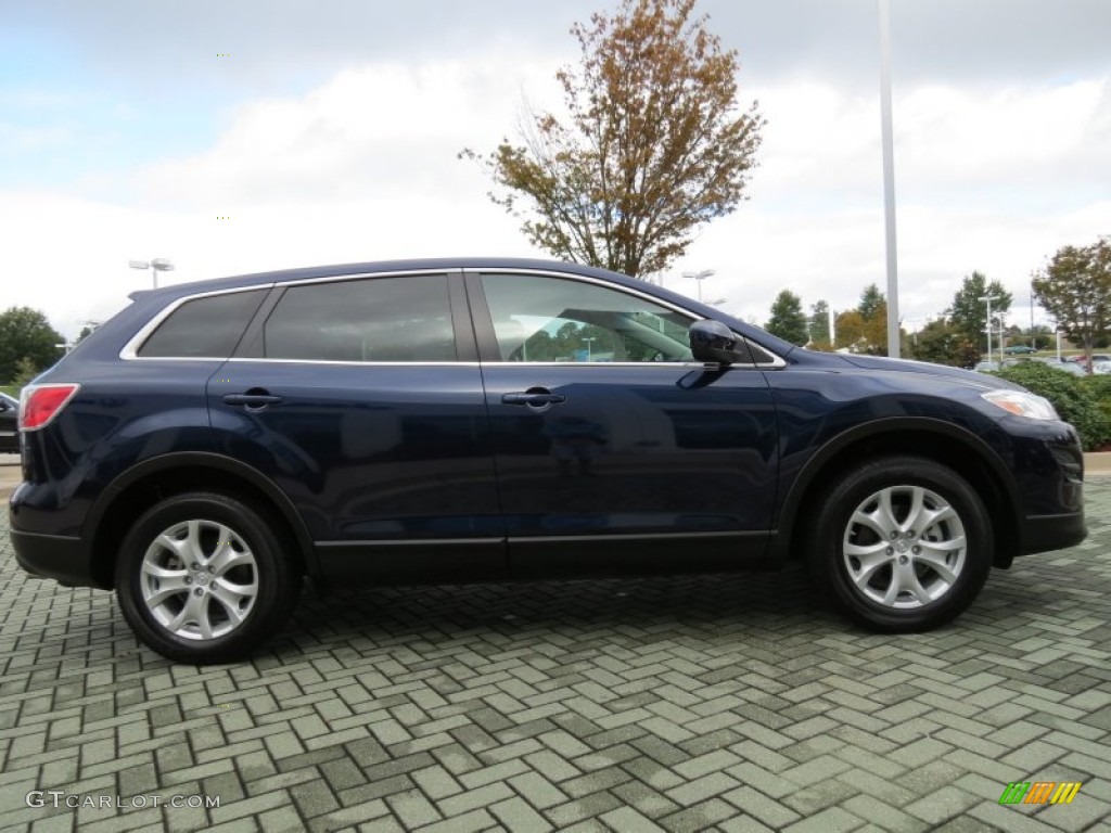 2011 CX-9 Touring - Stormy Blue Mica / Black photo #6