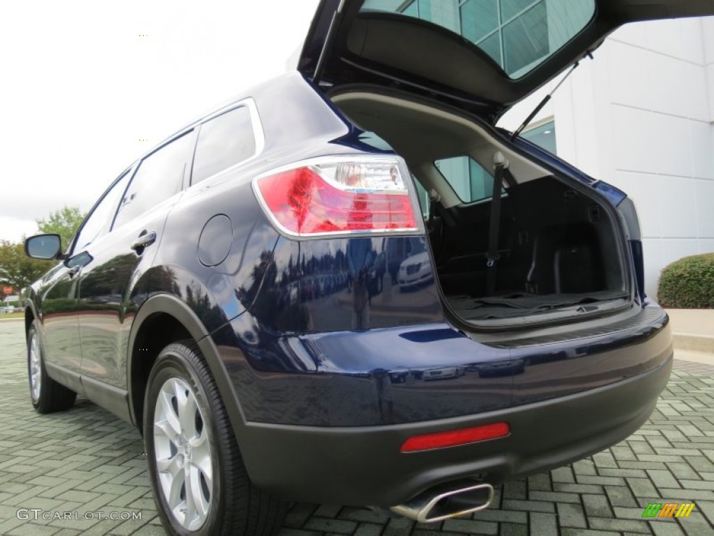 2011 CX-9 Touring - Stormy Blue Mica / Black photo #16