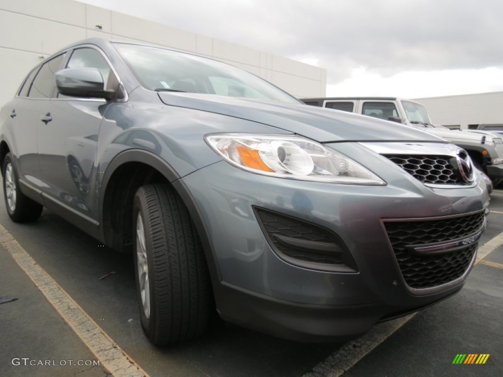 2011 CX-9 Touring - Dolphin Gray Mica / Black photo #4