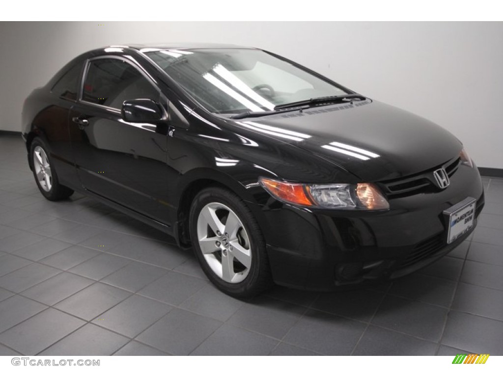2008 Nighthawk Black Pearl Honda Civic EXL Coupe 71531797 Photo 13