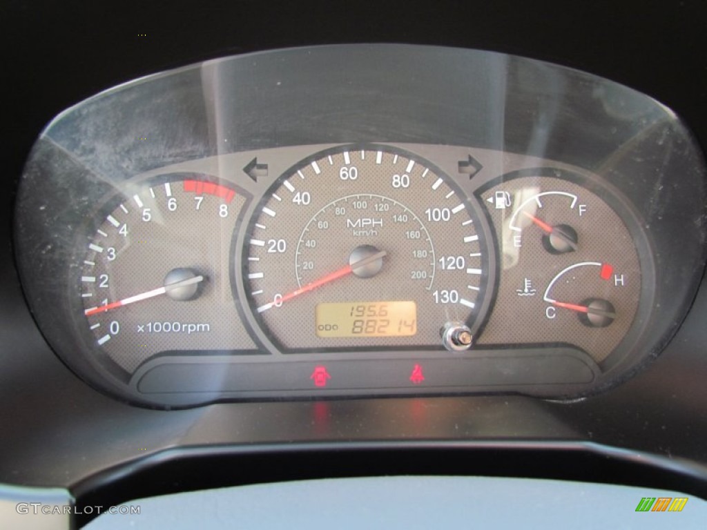 2005 Accent GLS Sedan - Noble White / Gray photo #24