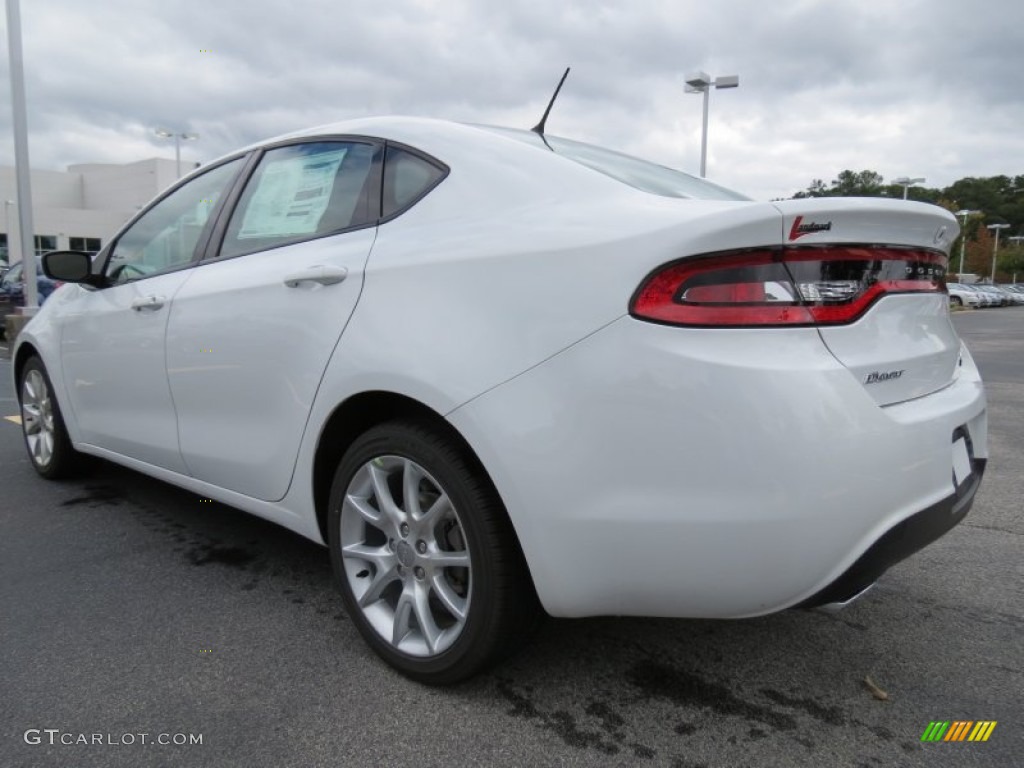 2013 Dart Rallye - Bright White / Diesel Gray photo #2
