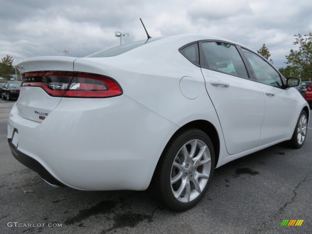 2013 Dart Rallye - Bright White / Diesel Gray photo #3