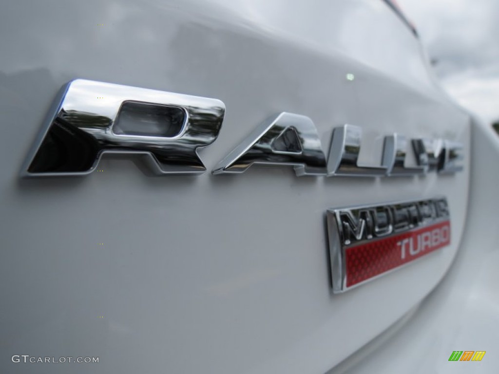 2013 Dart Rallye - Bright White / Diesel Gray photo #8