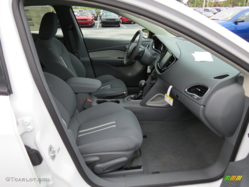 2013 Dart Rallye - Bright White / Diesel Gray photo #9
