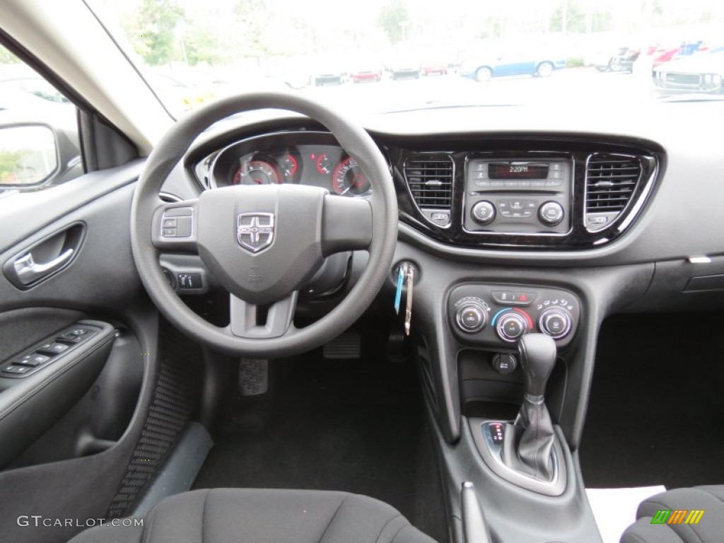 2013 Dodge Dart SE Black Dashboard Photo #71543554