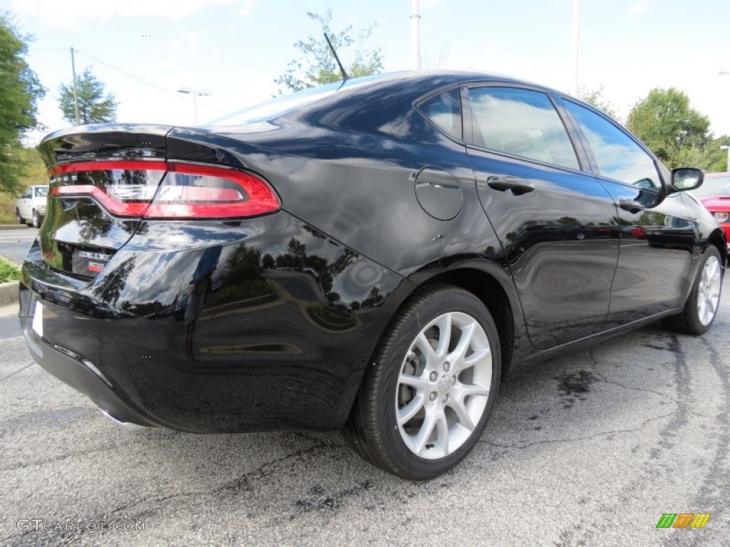 Pitch Black 2013 Dodge Dart Rallye Exterior Photo #71543716