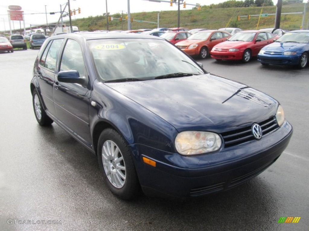 Indigo Blue Metallic 2004 Volkswagen Golf GLS 4 Door Exterior Photo #71543743