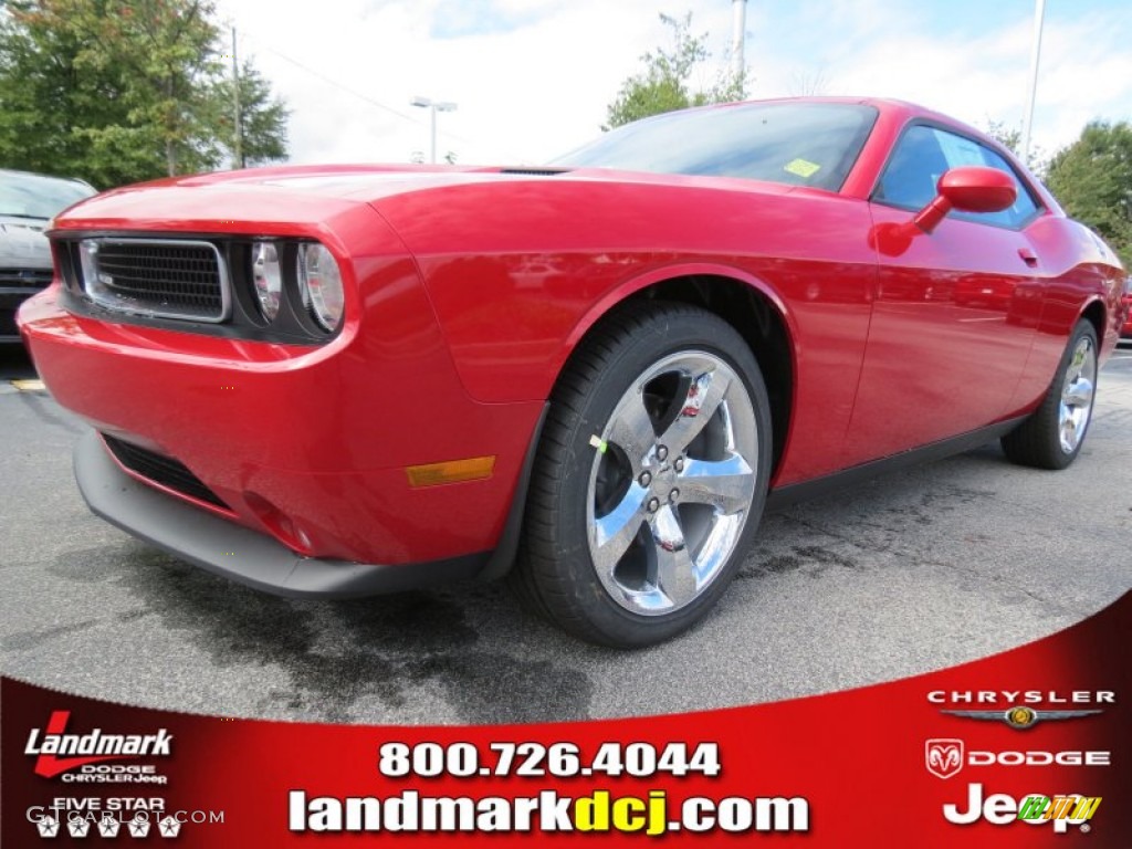 2013 Challenger SXT Plus - Redline 3-Coat Pearl / Dark Slate Gray photo #1