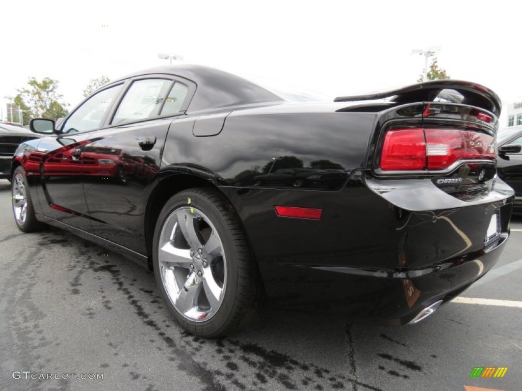 Pitch Black 2013 Dodge Charger R/T Plus Exterior Photo #71544658