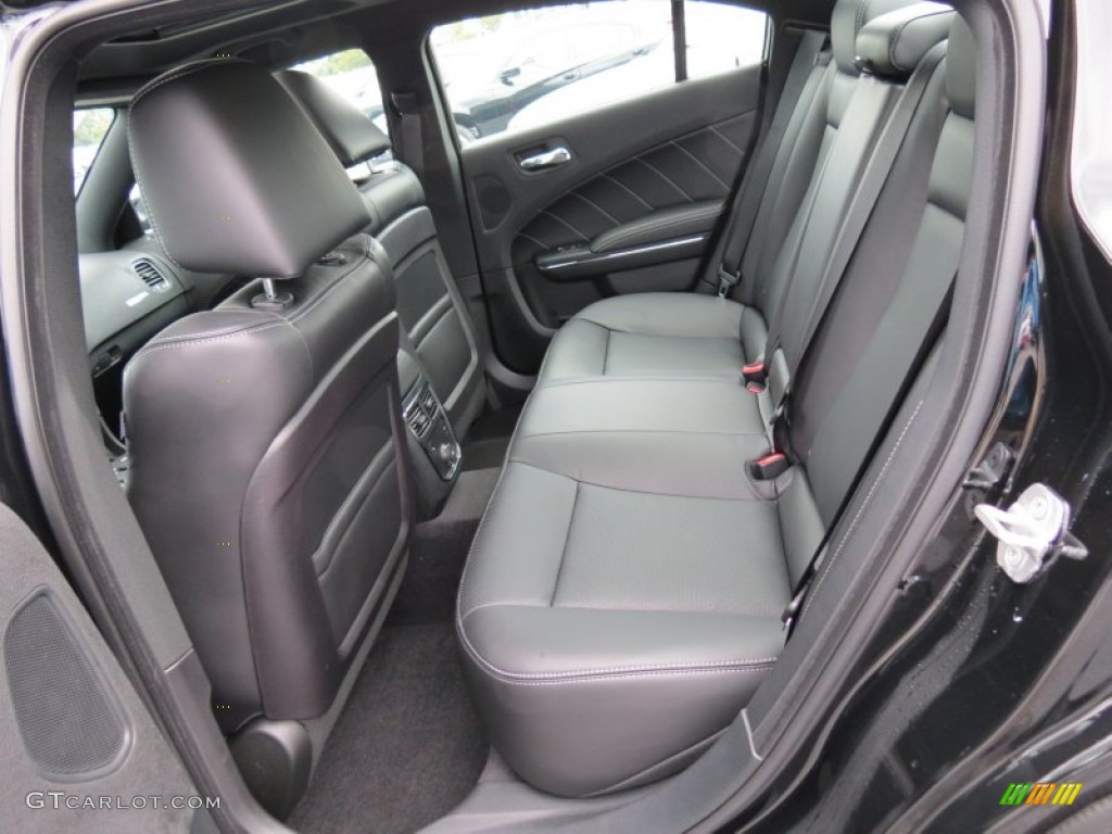 2013 Dodge Charger R/T Plus Rear Seat Photo #71544724