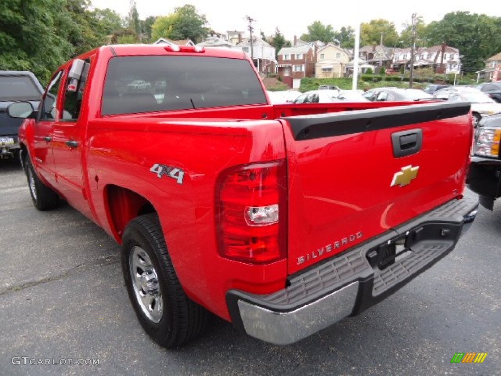 Victory Red 2012 Chevrolet Silverado 1500 LT Crew Cab 4x4 Exterior Photo #71545303