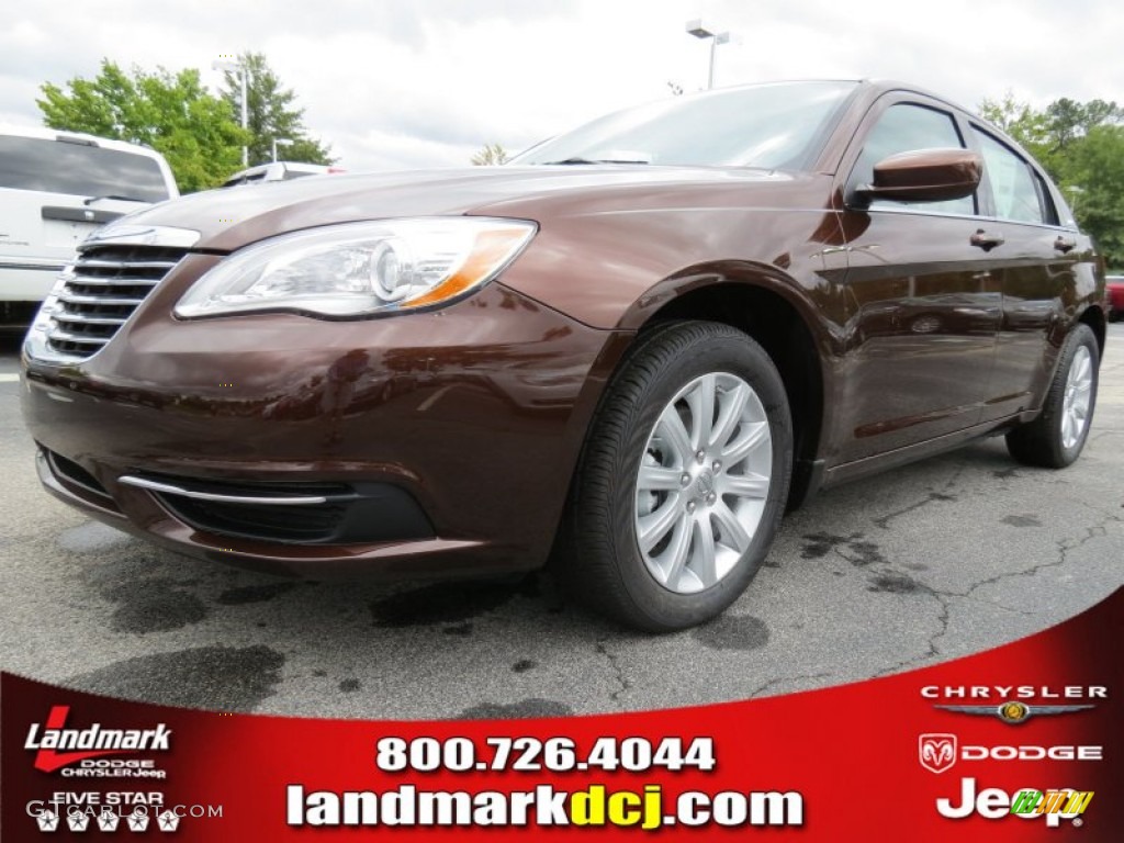 2013 200 Touring Sedan - Deep Auburn Pearl / Black/Light Frost Beige photo #1