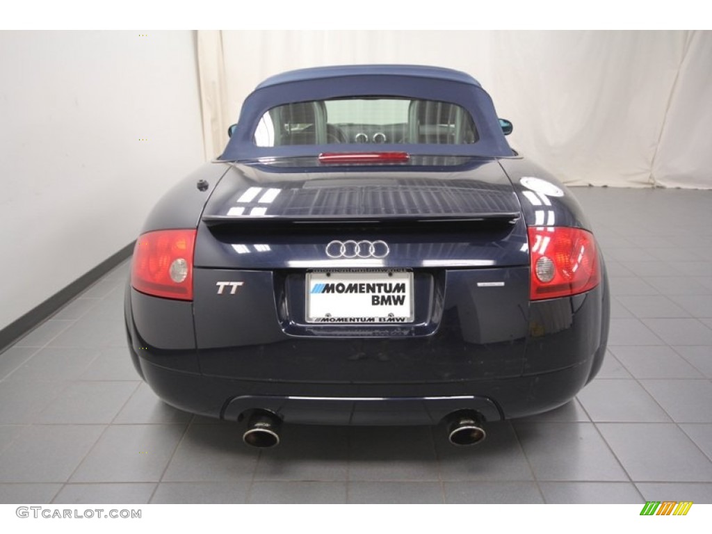 2003 TT 1.8T quattro Roadster - Moro Blue Pearl Effect / Ebony photo #12