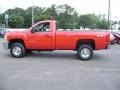 Victory Red - Silverado 2500HD Regular Cab 4x4 Photo No. 9