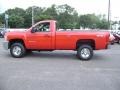 2010 Victory Red Chevrolet Silverado 2500HD Regular Cab 4x4  photo #9