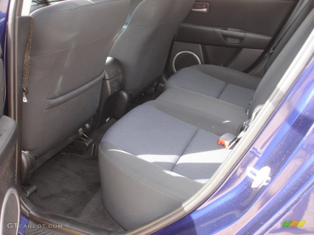 2005 MAZDA3 s Hatchback - Strato Blue Mica / Black/Blue photo #11