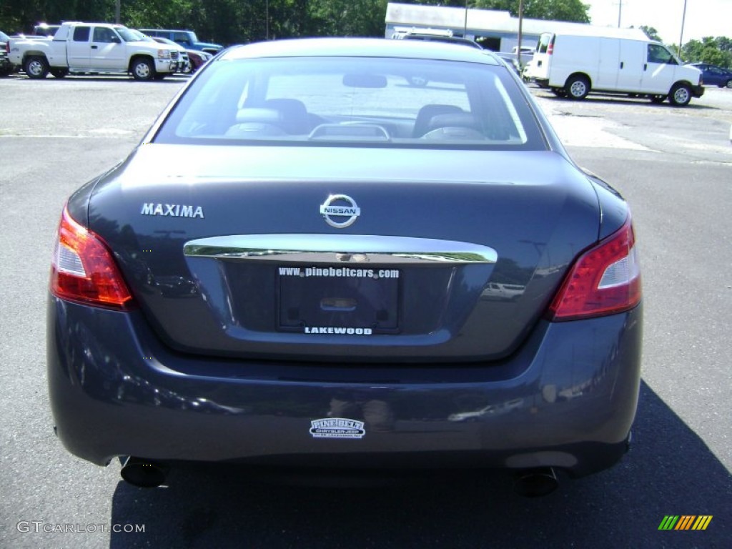 2009 Maxima 3.5 S - Dark Slate Metallic / Charcoal photo #5