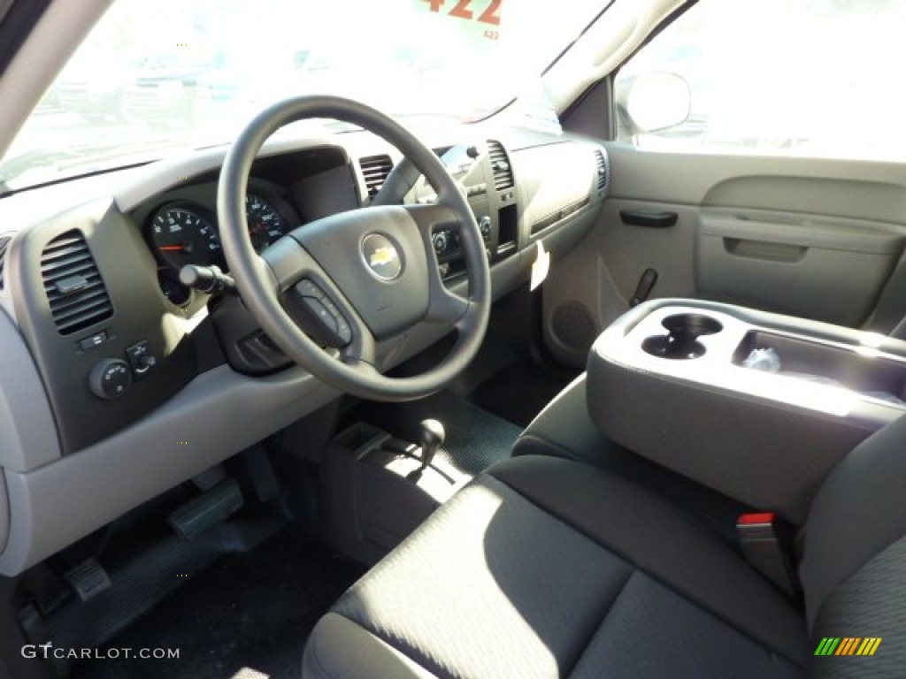 2012 Silverado 1500 Work Truck Regular Cab 4x4 - Silver Ice Metallic / Dark Titanium photo #14