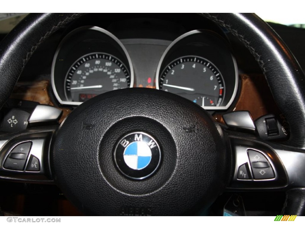 2006 Z4 3.0si Roadster - Black Sapphire Metallic / Beige photo #17