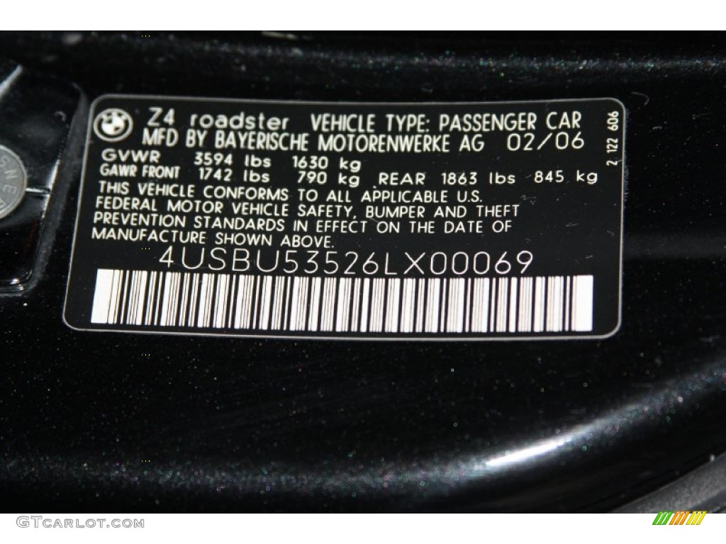 2006 Z4 3.0si Roadster - Black Sapphire Metallic / Beige photo #20