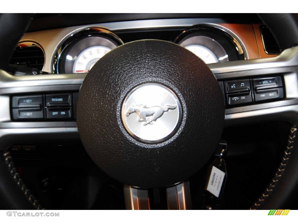 2011 Mustang V6 Premium Coupe - Red Candy Metallic / Charcoal Black photo #21