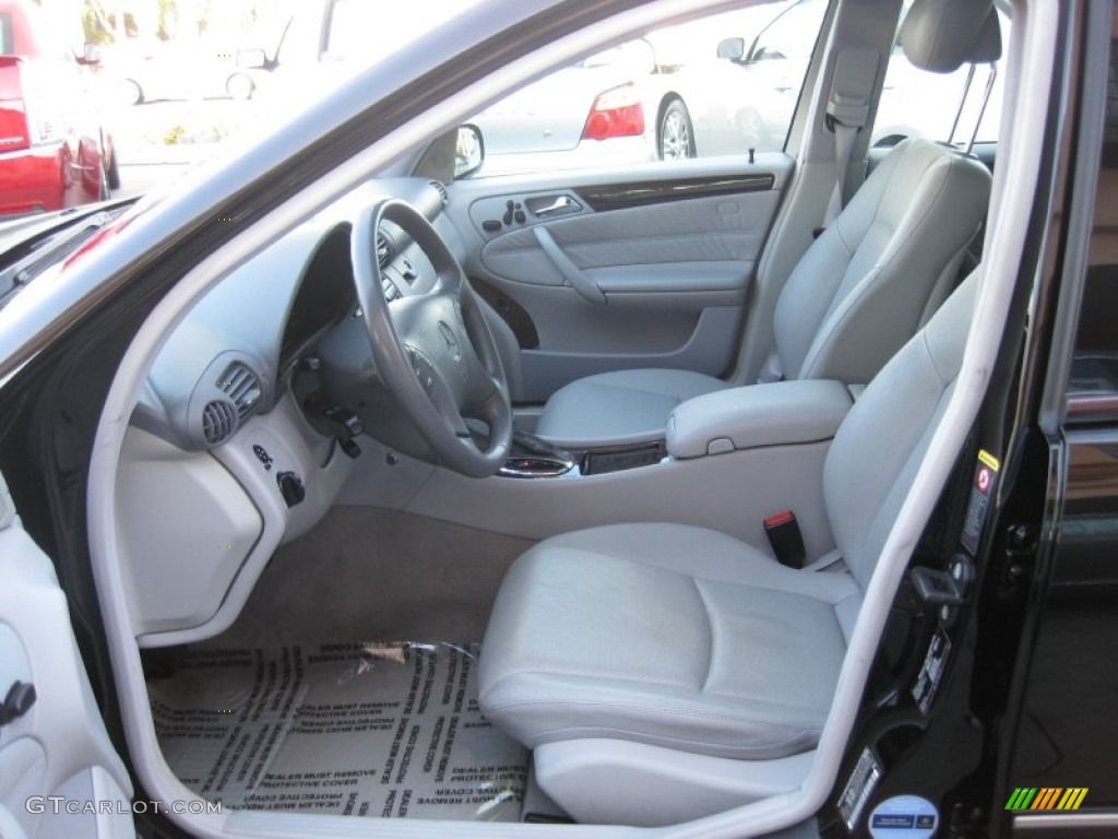 Ash Grey Interior 2004 Mercedes-Benz C 320 Wagon Photo #71548849