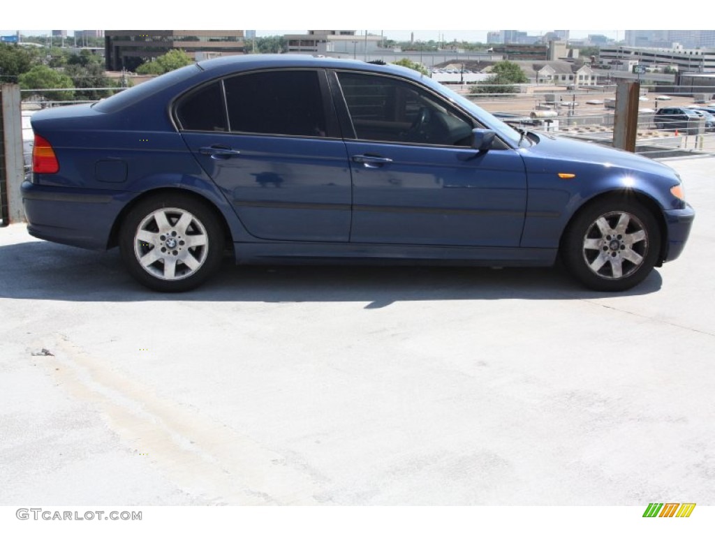 2005 3 Series 325i Sedan - Steel Blue Metallic / Sand photo #4