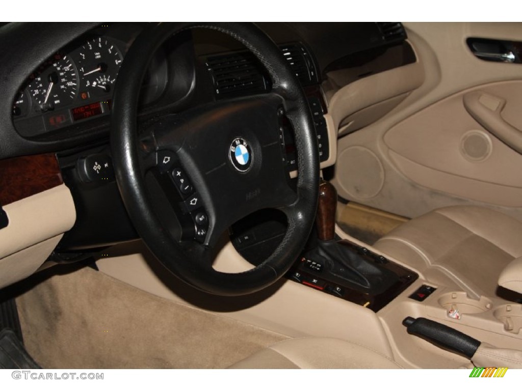 2005 3 Series 325i Sedan - Steel Blue Metallic / Sand photo #8