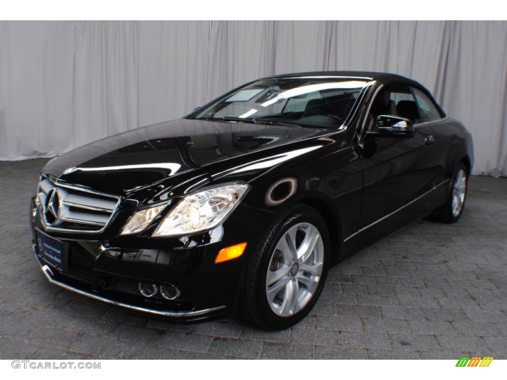 Black 2011 Mercedes-Benz E 350 Cabriolet Exterior Photo #71549710