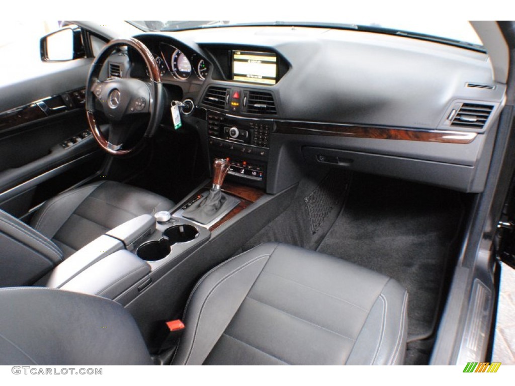 Black Interior 2011 Mercedes-Benz E 350 Cabriolet Photo #71549785