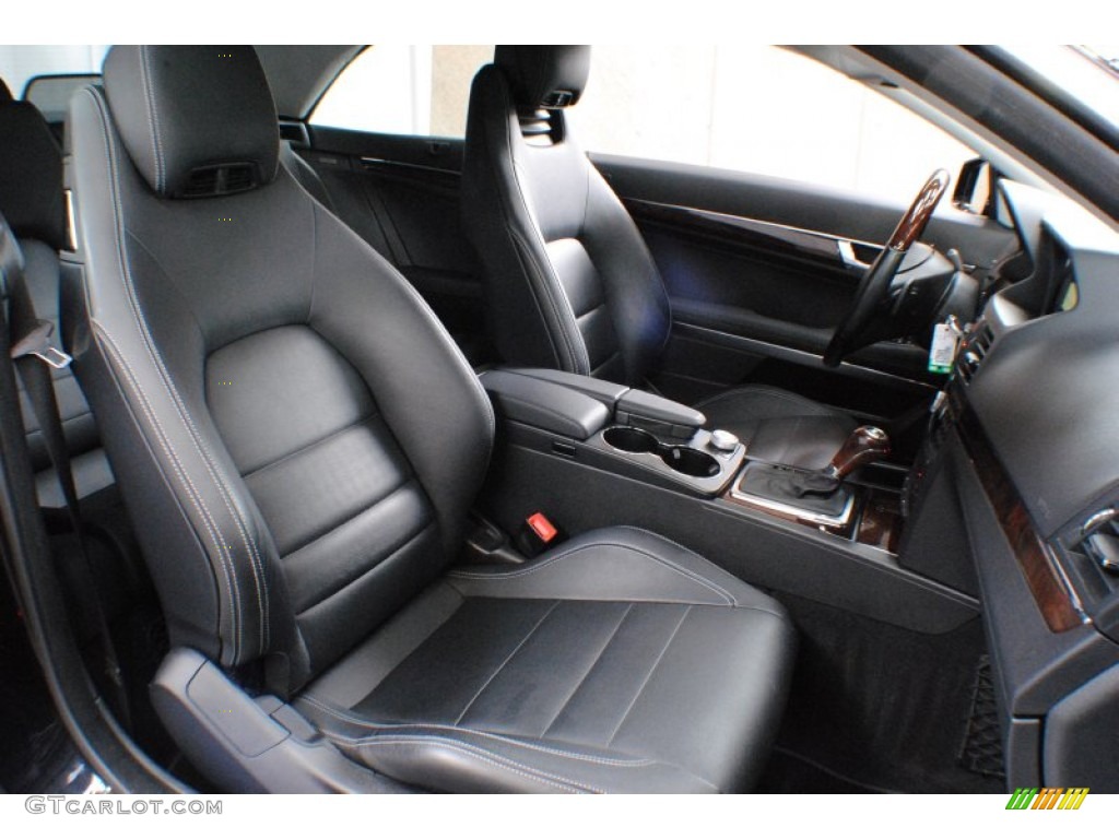 Black Interior 2011 Mercedes-Benz E 350 Cabriolet Photo #71549797