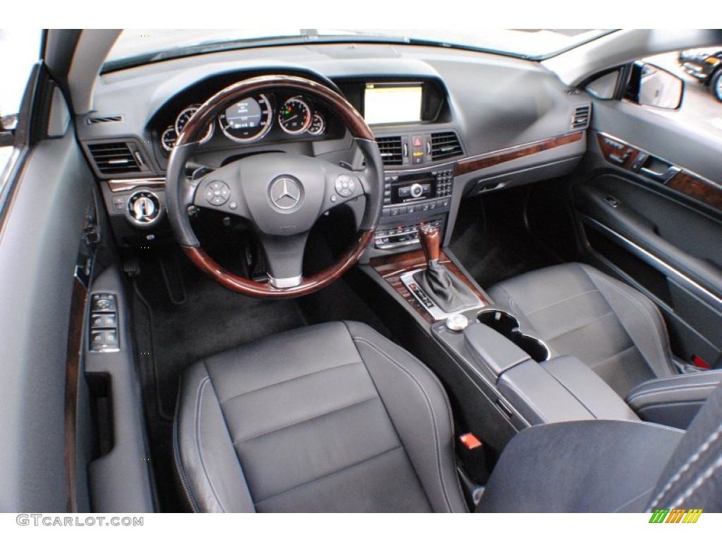 Black Interior 2011 Mercedes-Benz E 350 Cabriolet Photo #71549863