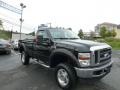 Black 2009 Ford F250 Super Duty XLT Regular Cab 4x4