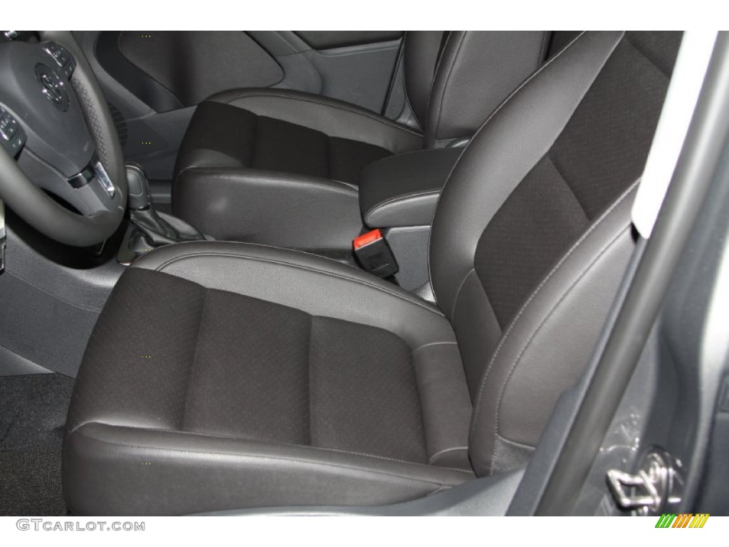 2013 Tiguan SE - Pepper Gray Metallic / Black photo #11