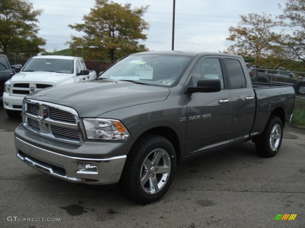 2012 Ram 1500 Big Horn Quad Cab 4x4 - Mineral Gray Metallic / Dark Slate Gray/Medium Graystone photo #2