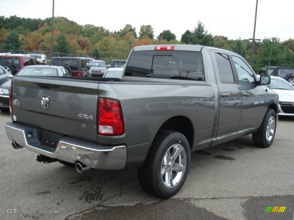 2012 Ram 1500 Big Horn Quad Cab 4x4 - Mineral Gray Metallic / Dark Slate Gray/Medium Graystone photo #6