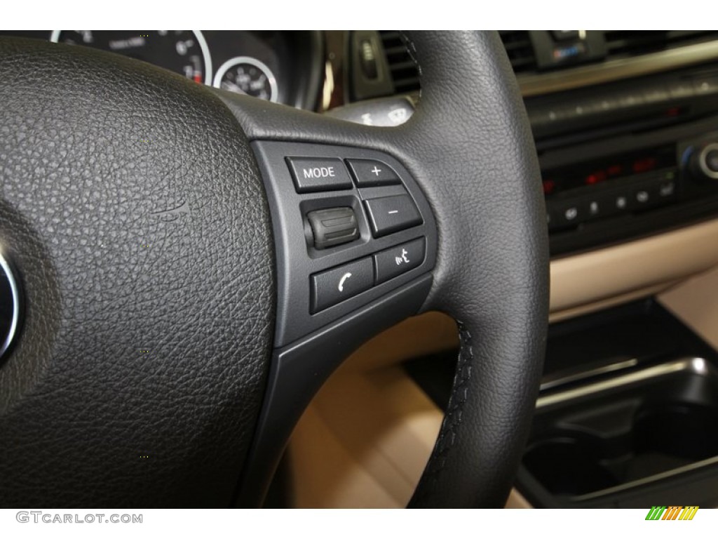 2013 3 Series 328i Sedan - Mineral White Metallic / Venetian Beige photo #22