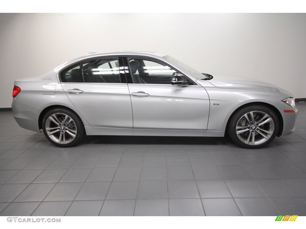 Glacier Silver Metallic 2013 BMW 3 Series ActiveHybrid 3 Sedan Exterior Photo #71552563