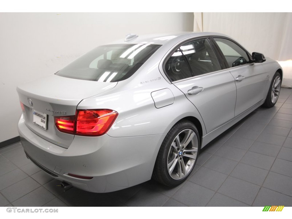 2013 3 Series ActiveHybrid 3 Sedan - Glacier Silver Metallic / Black photo #8