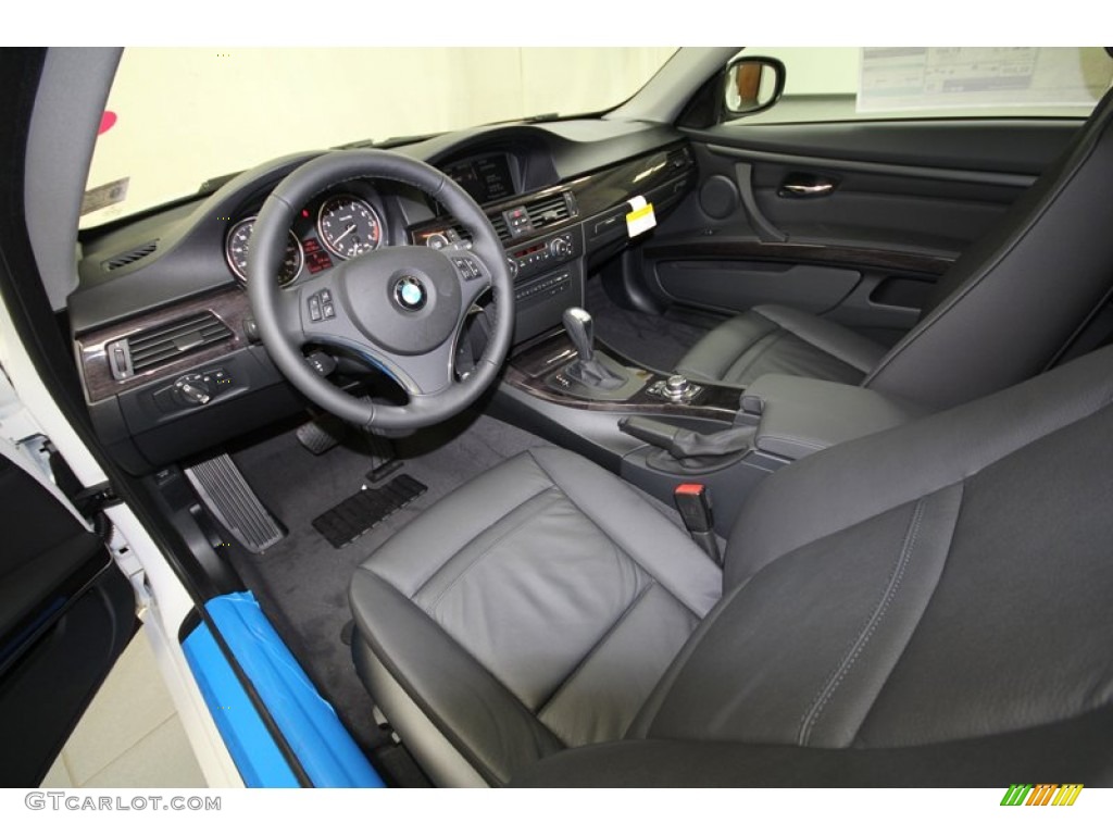 Black Interior 2013 BMW 3 Series 328i Coupe Photo #71553160