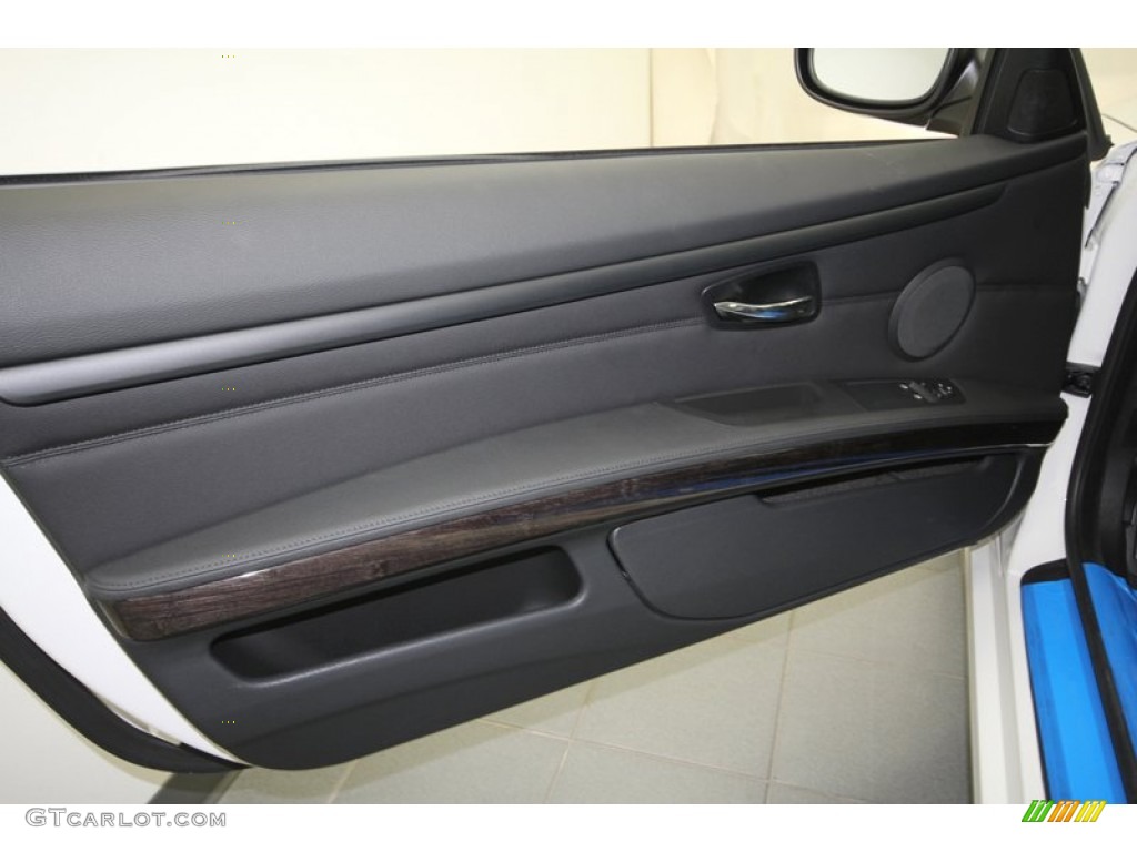2013 BMW 3 Series 328i Coupe Black Door Panel Photo #71553175