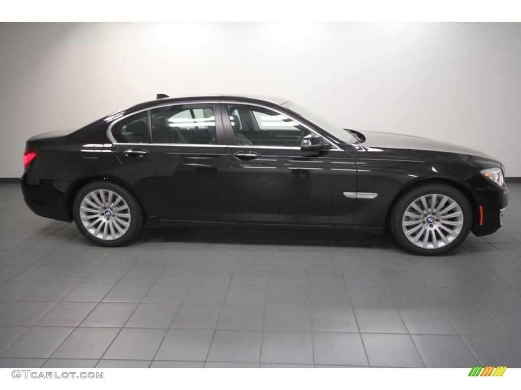 Black Sapphire Metallic 2013 BMW 7 Series 740i Sedan Exterior Photo #71553565